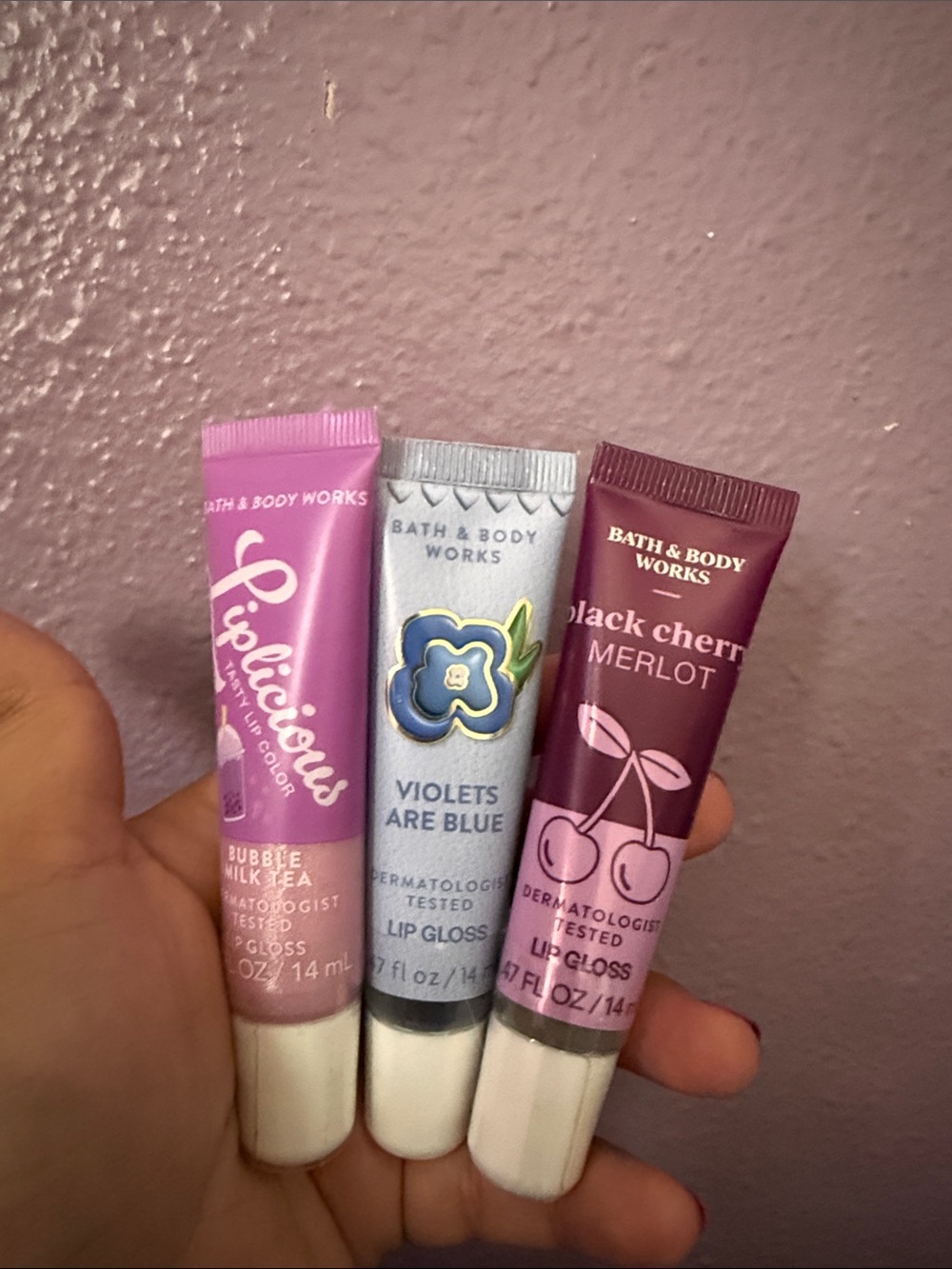 New Bath & Body Works Lip Gloss Trio